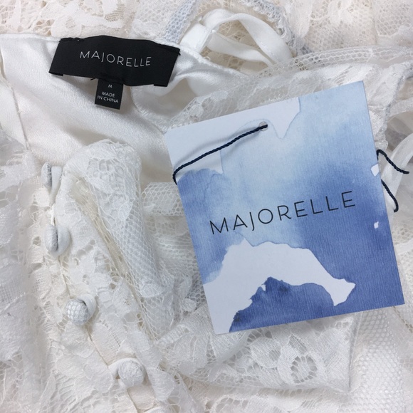 Majorelle White Oak Lace Dress in Ivory NWT Size M - Picture 4 of 8
